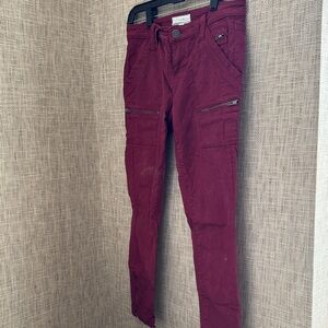 Joie Red Denim Pants
